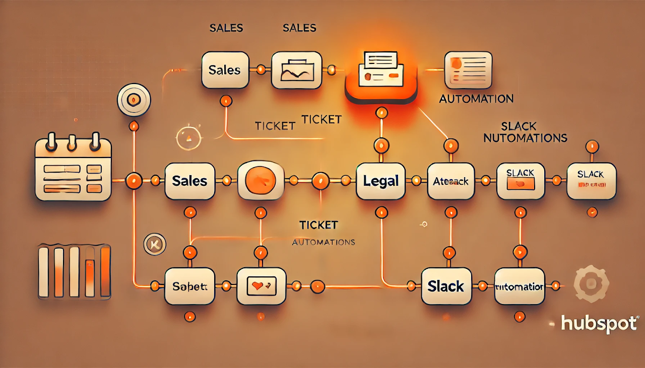 Post Sales Legal Involvement Process — HubSpot ticket-based workflow for Sales and Legal collaboration